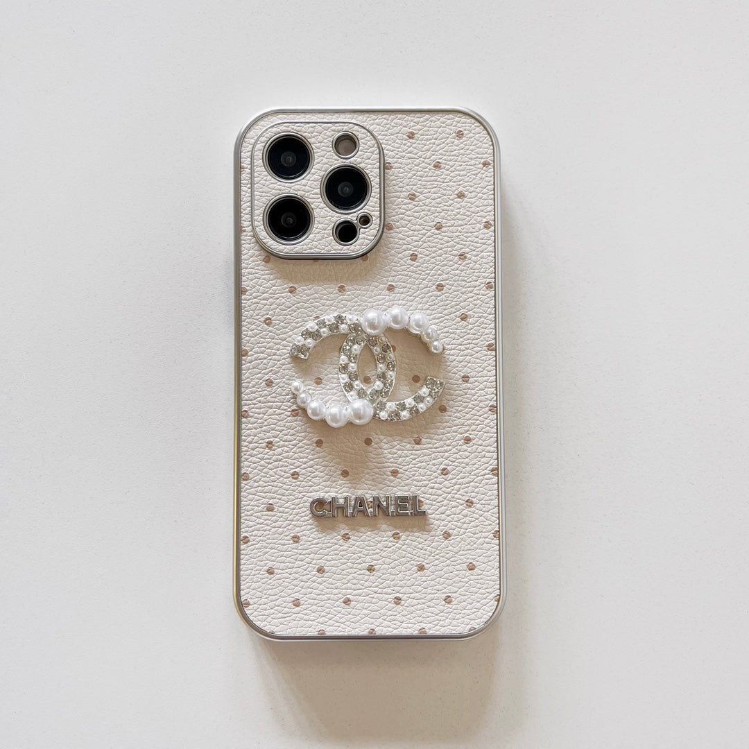 4 Colors Polka Dot Leather Case