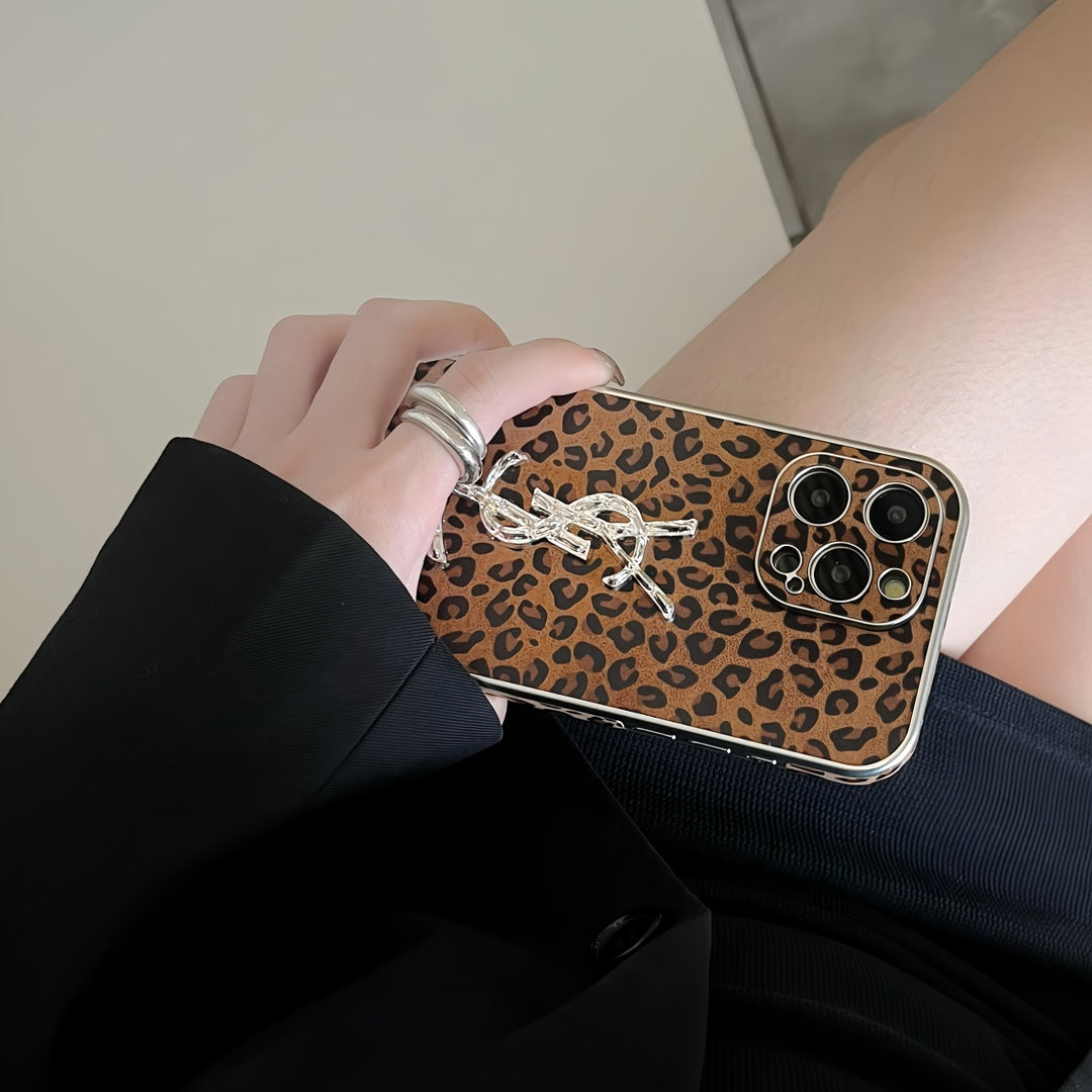 Fashion Leopard Electroplated Case