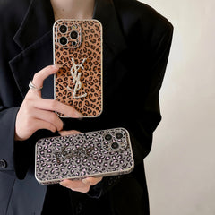 Fashion Leopard Electroplated Case