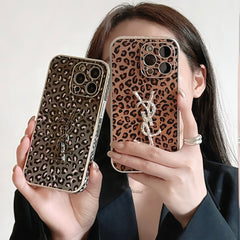 Fashion Leopard Electroplated Case