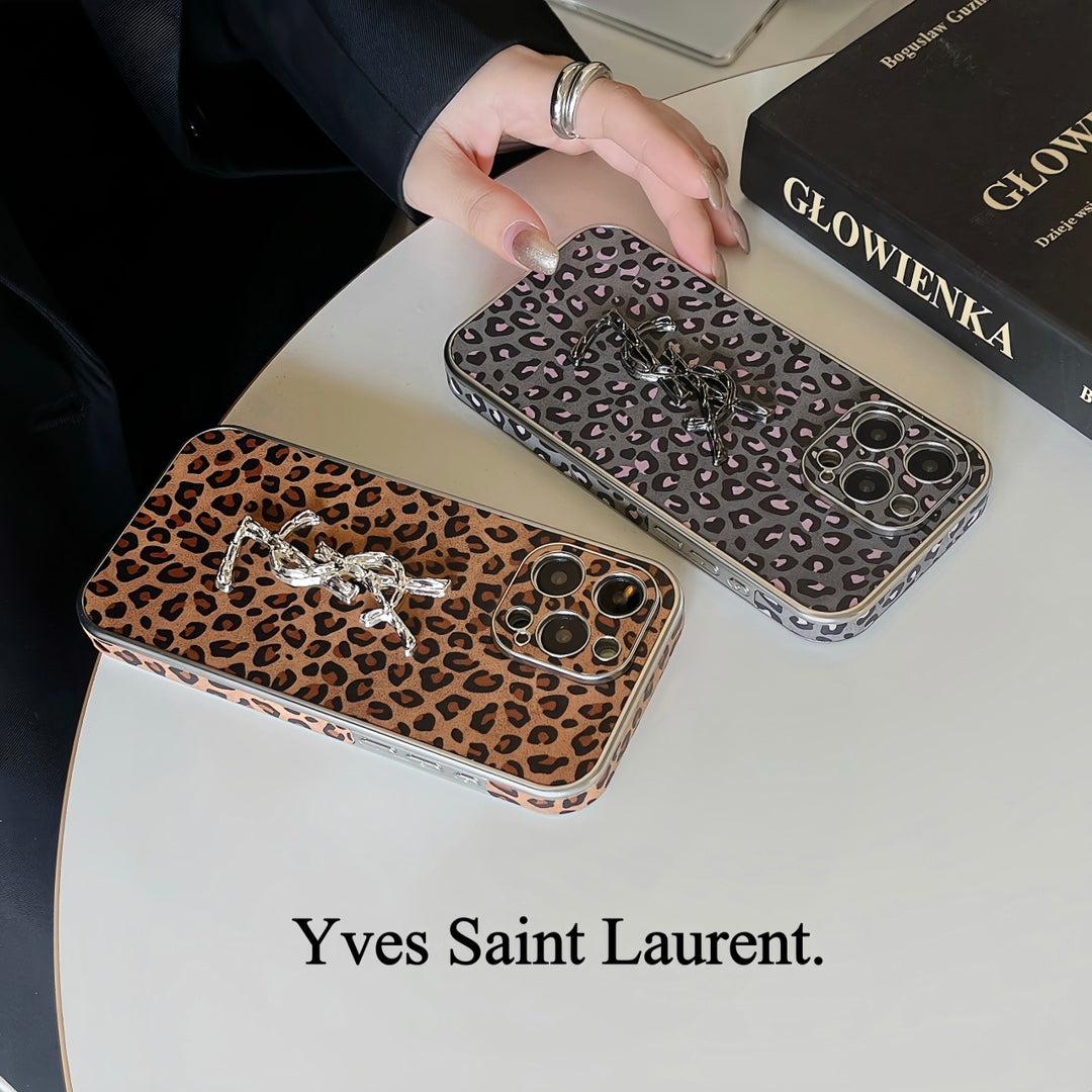 Fashion Leopard Electroplated Case