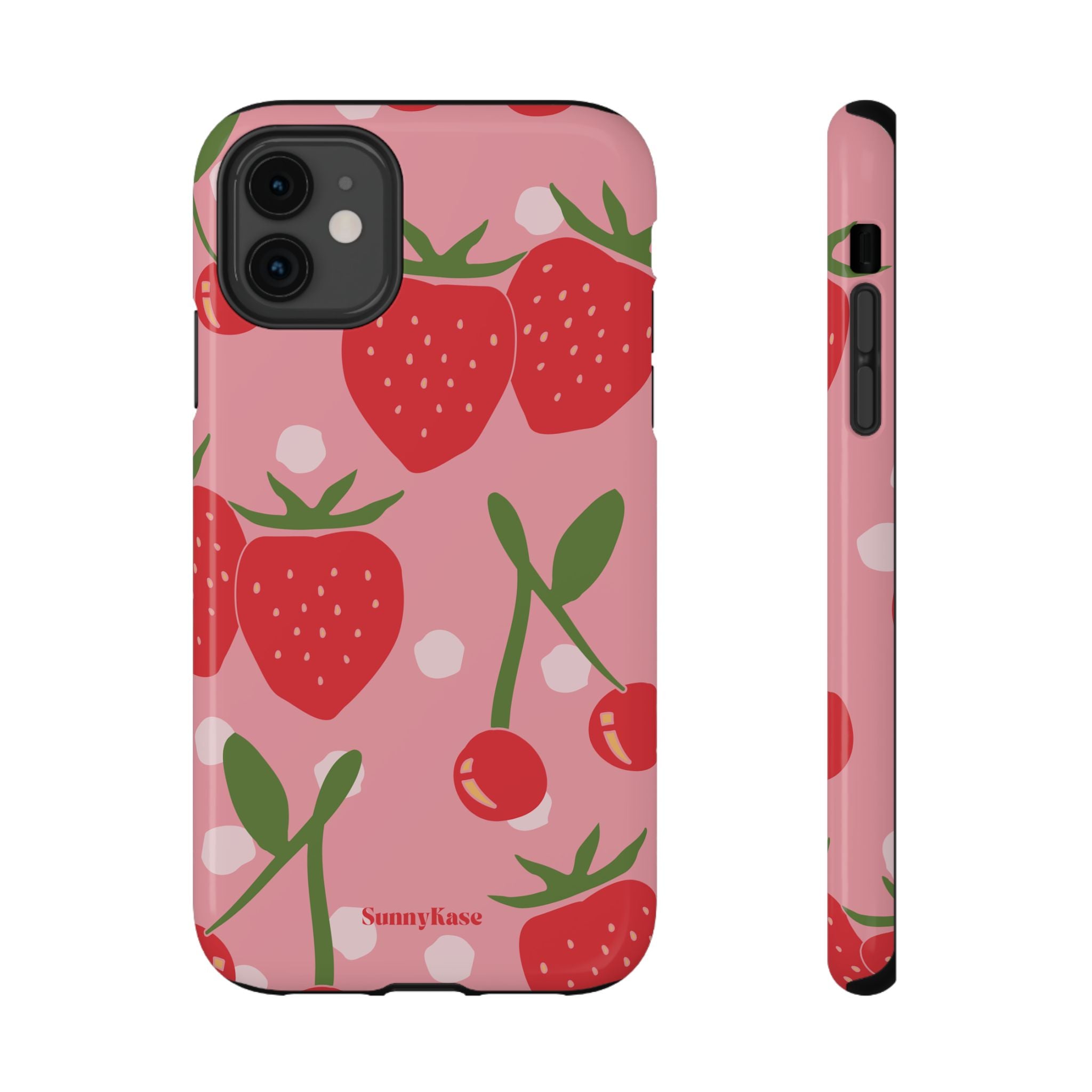 Berry Cherry Tough Phone Case