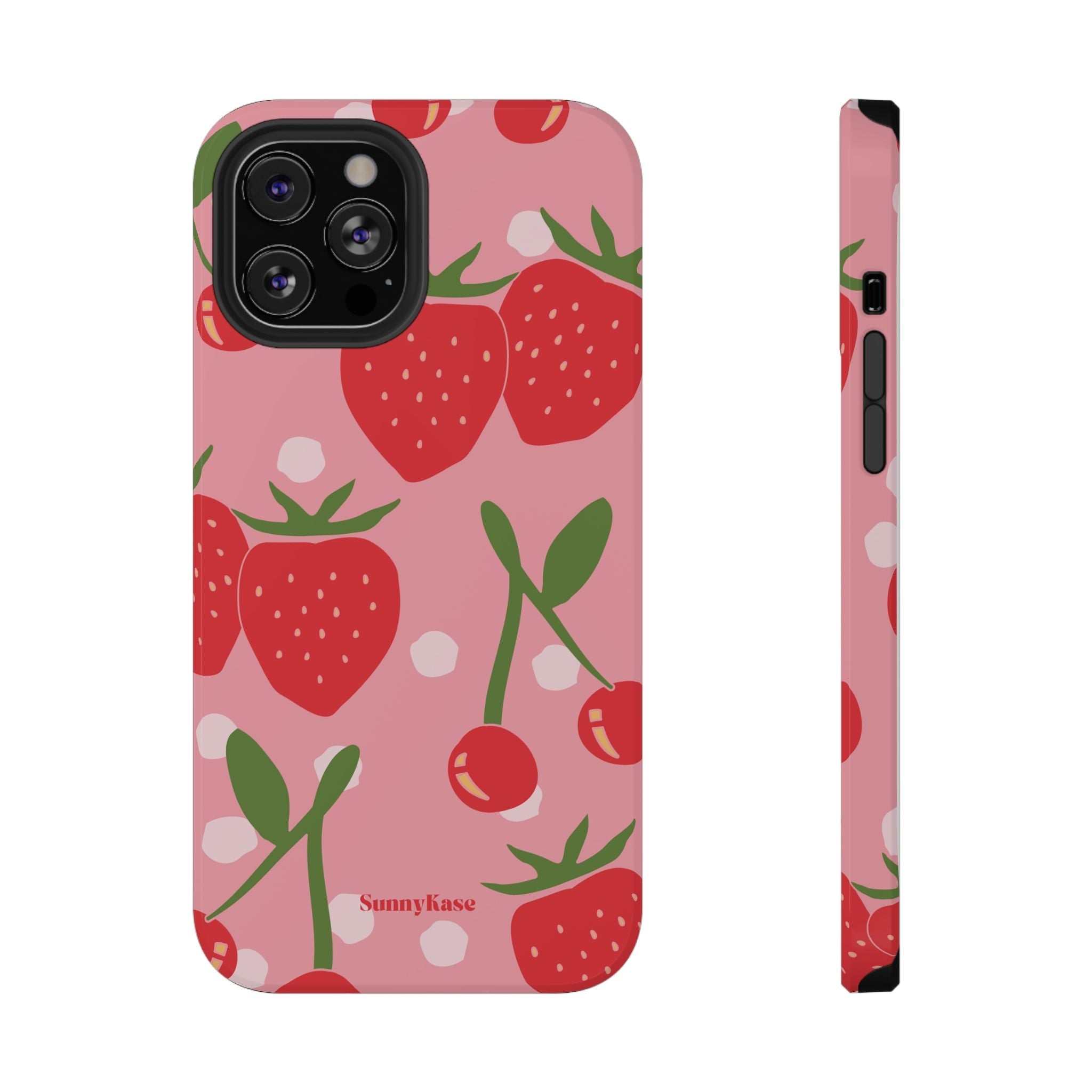 Berry Cherry Tough Phone Case