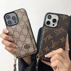 Magnetic Card Holder Leather Case