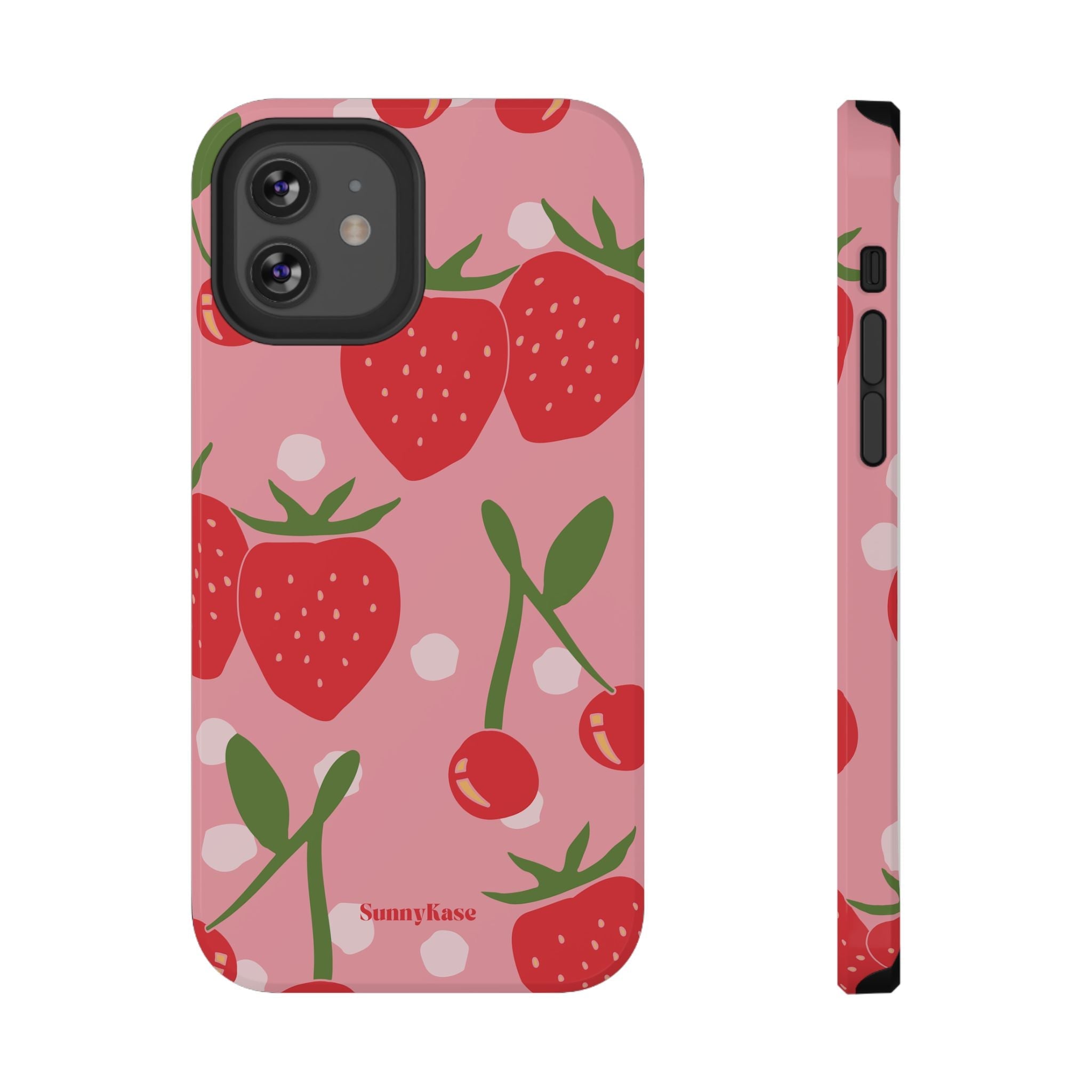 Berry Cherry Tough Phone Case
