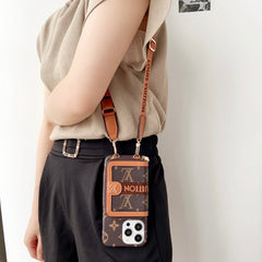 Fashion Crossbody Leather Wallet Case