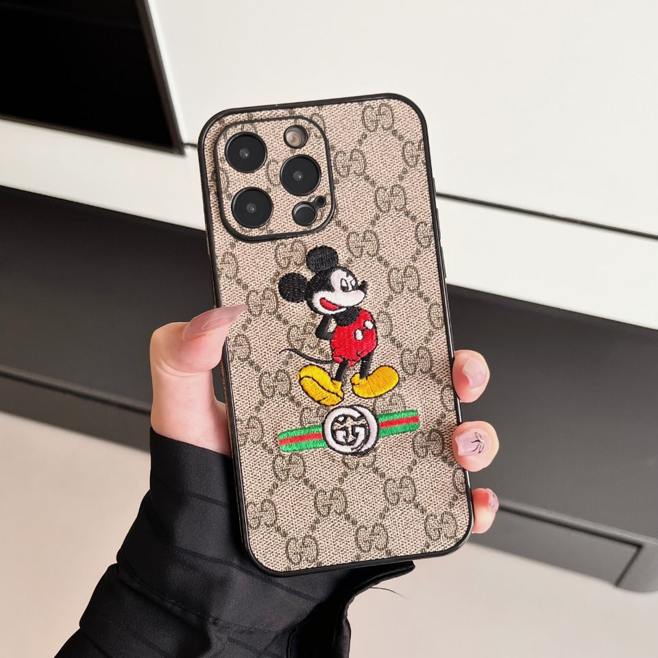 Vintage Embroidery Pattern Case