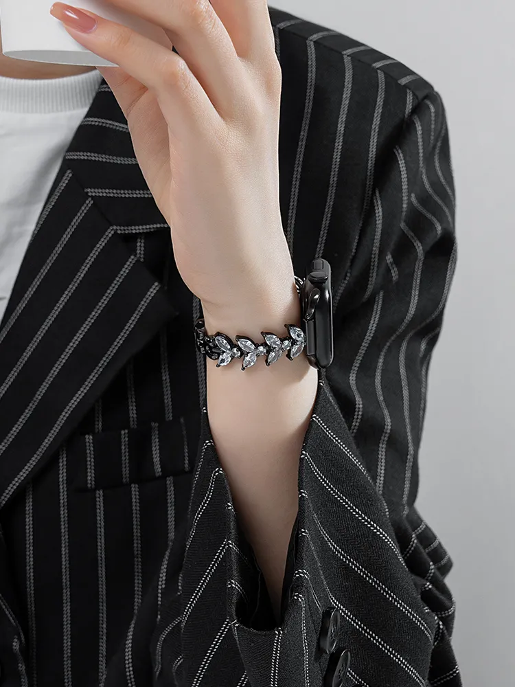 Rhinestone Fishtail Bracelet Bands