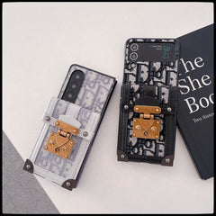 Retro Fashion Embroidery Card Holder Fold Case