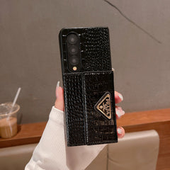 Triangle Logo Envelope Card Holder Fold Case
