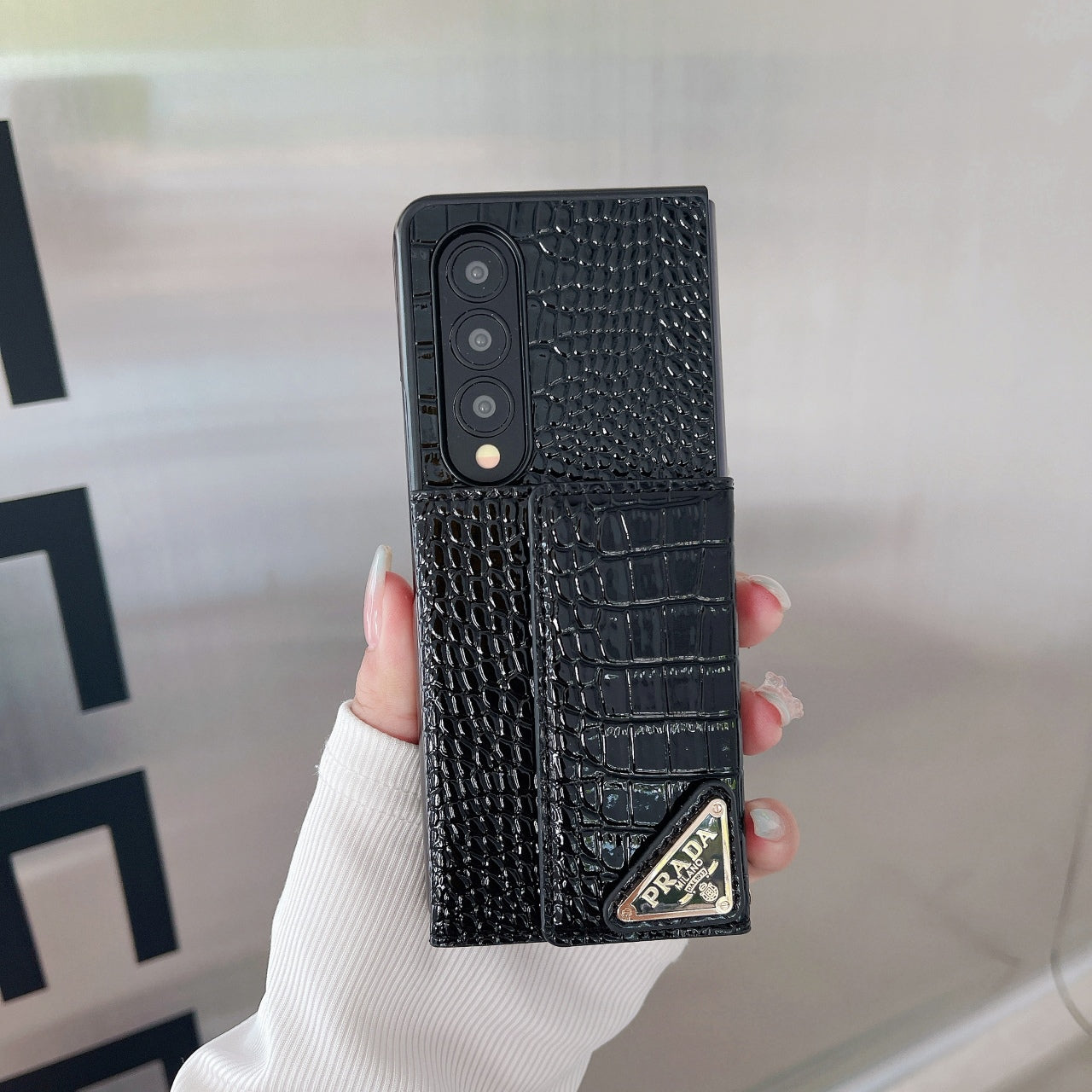 Envelope Wallet Triangle Logo Case