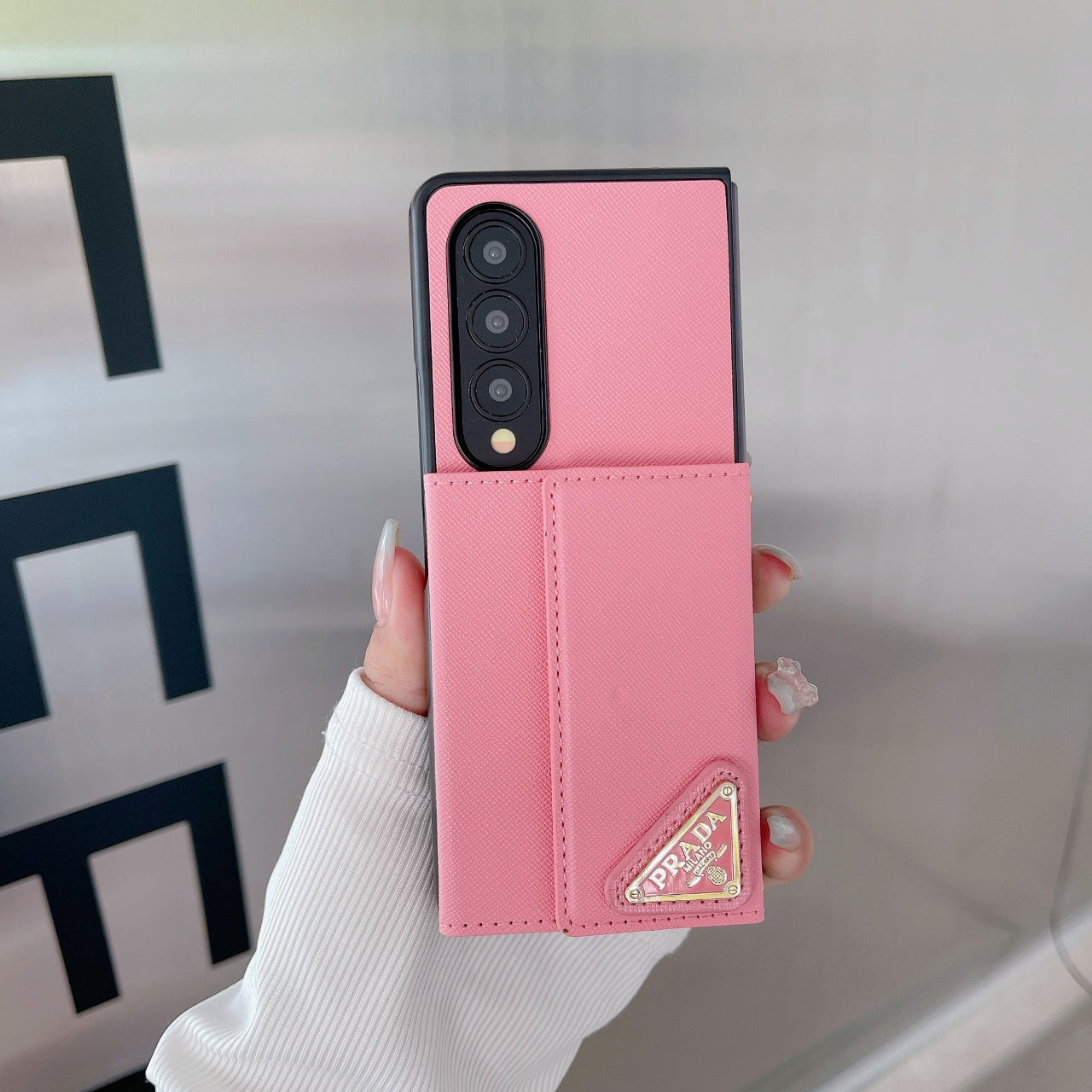 Envelope Wallet Triangle Logo Case