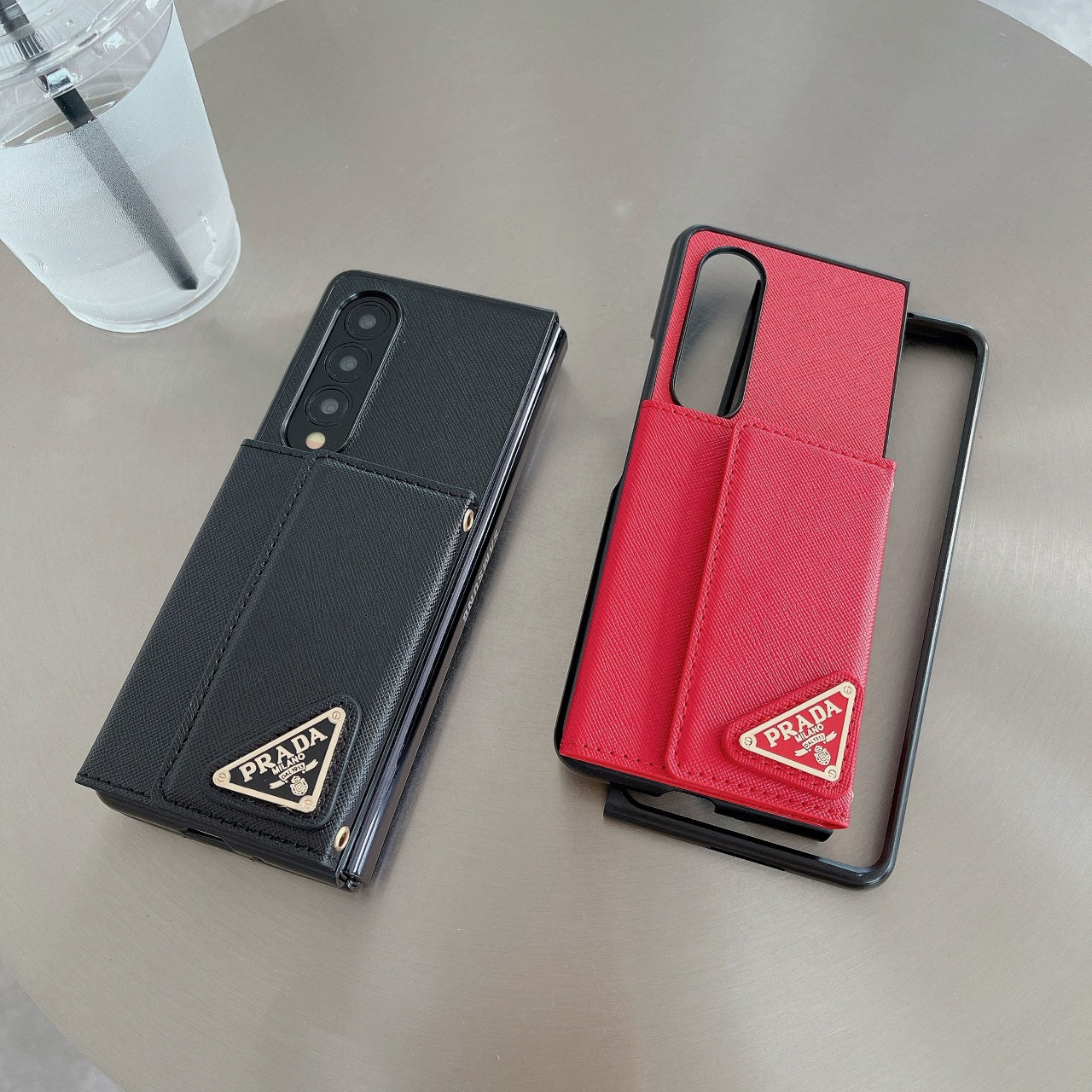 Envelope Wallet Triangle Logo Case