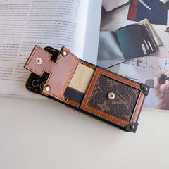 Retro Lock Card Holder Fold Case
