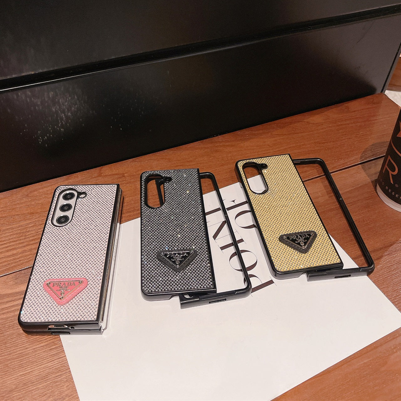 Luxury Crystal Fold Case