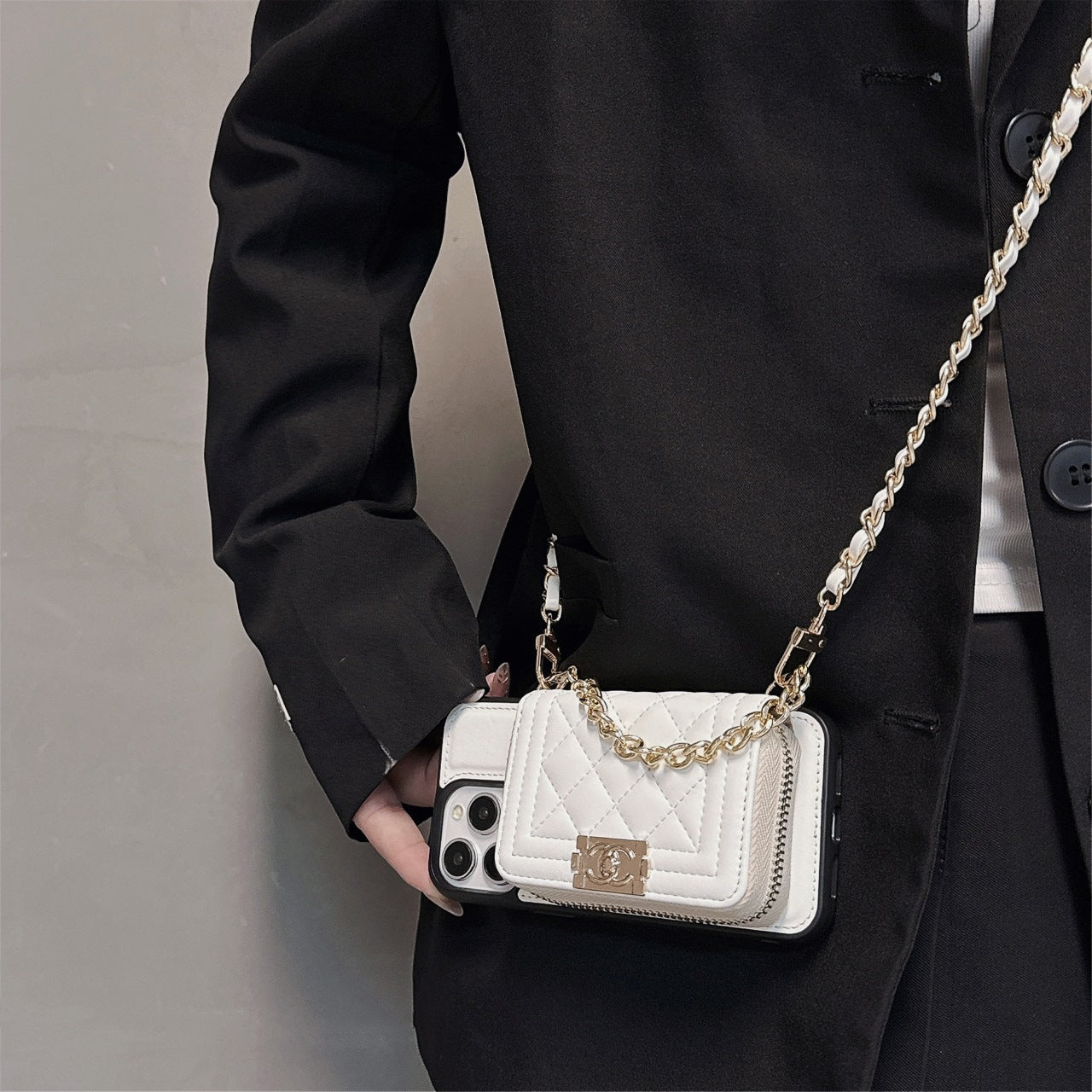Fashion Leather Wallet Crossbody Case