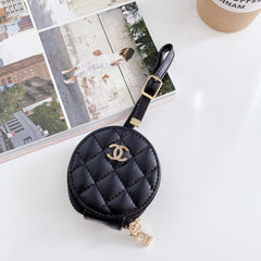 Diamond leather AirPods case