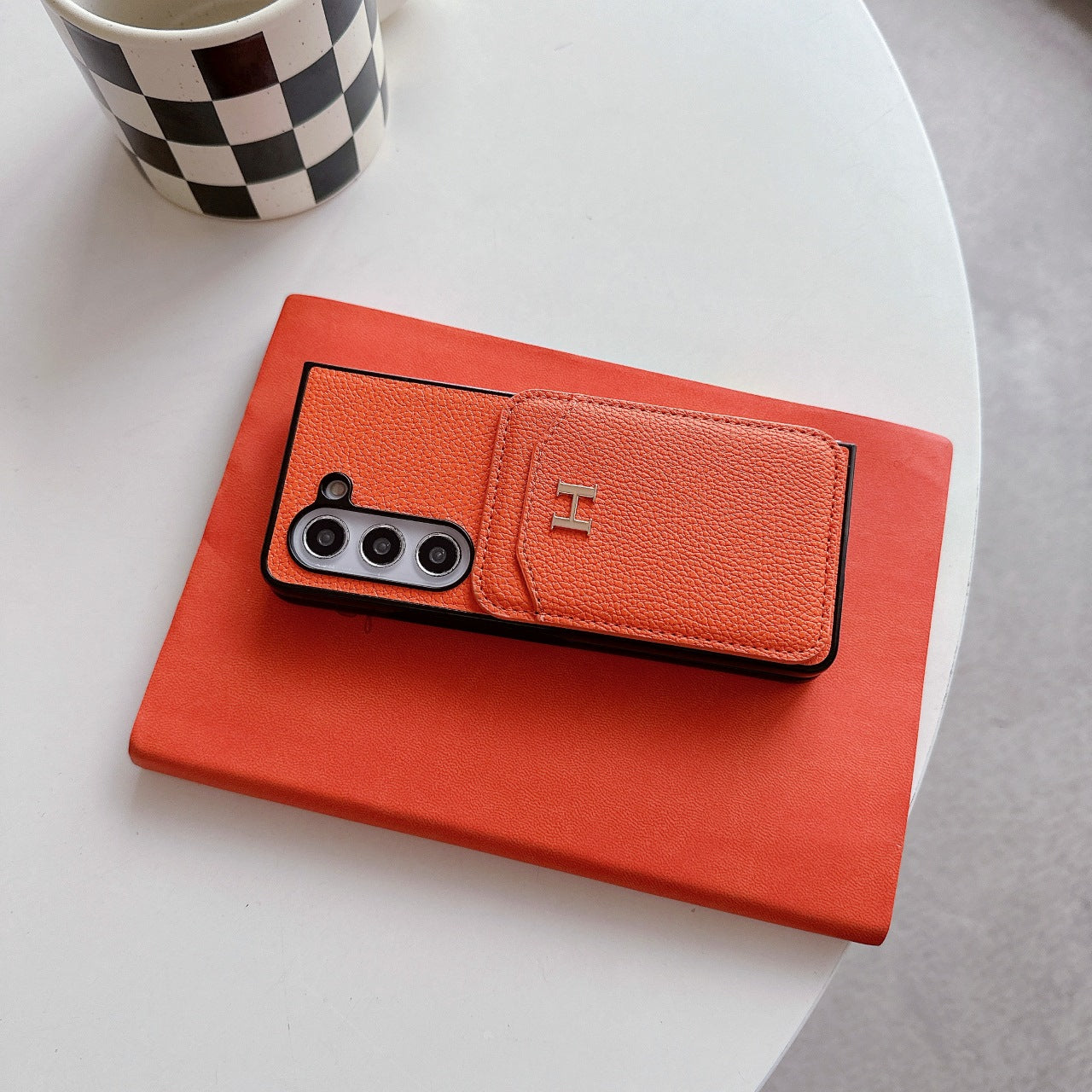 Luxury Litchi Magnetic Leather Fold Case