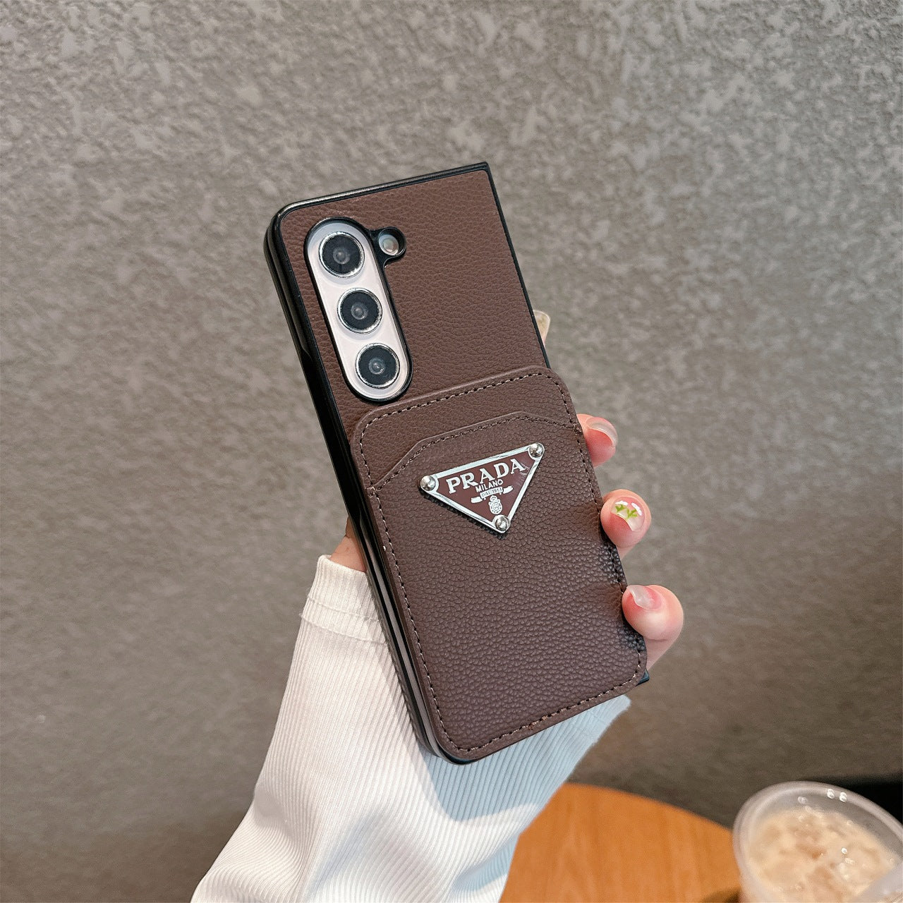 Luxury Litchi Magnetic Leather Fold Case