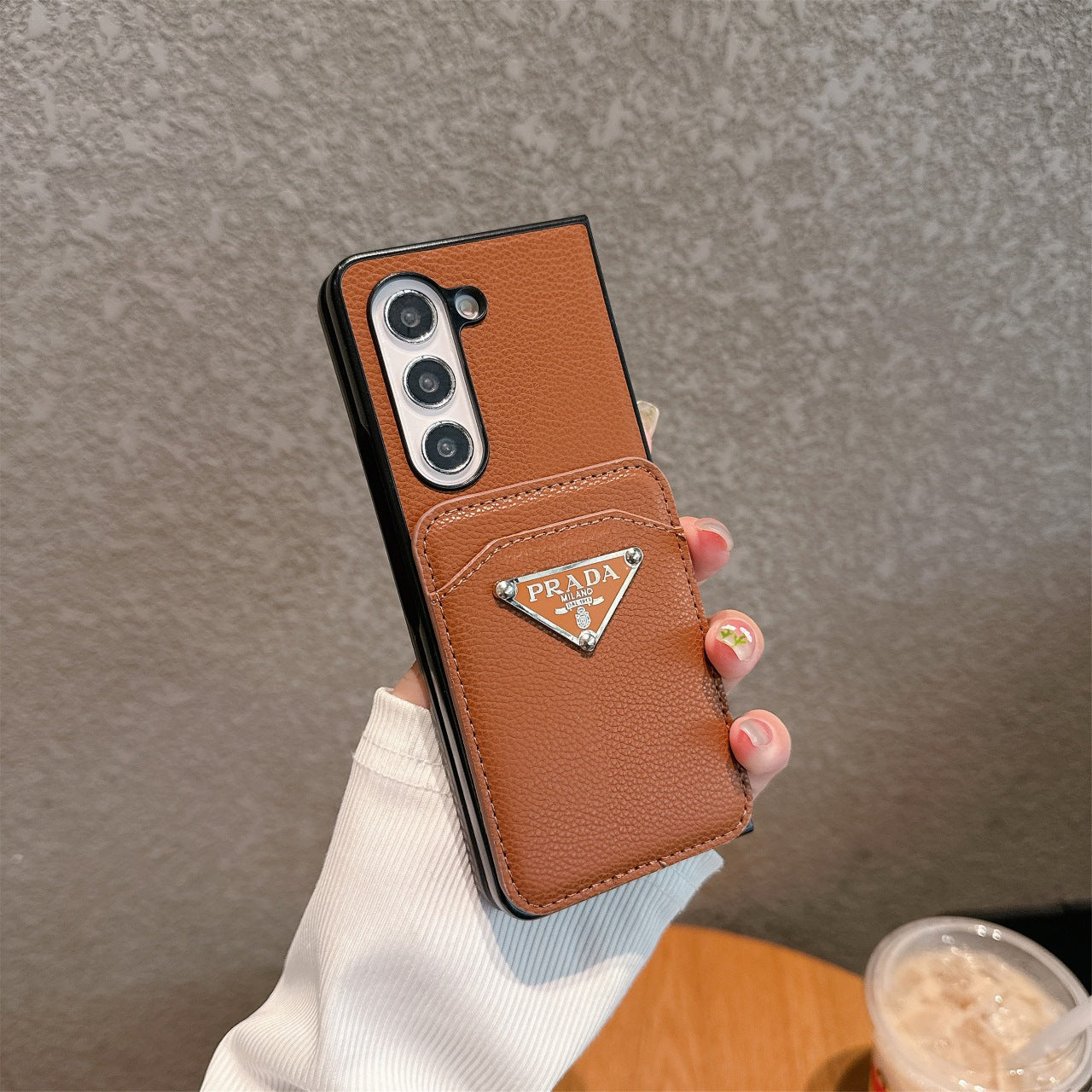 Luxury Litchi Magnetic Leather Fold Case