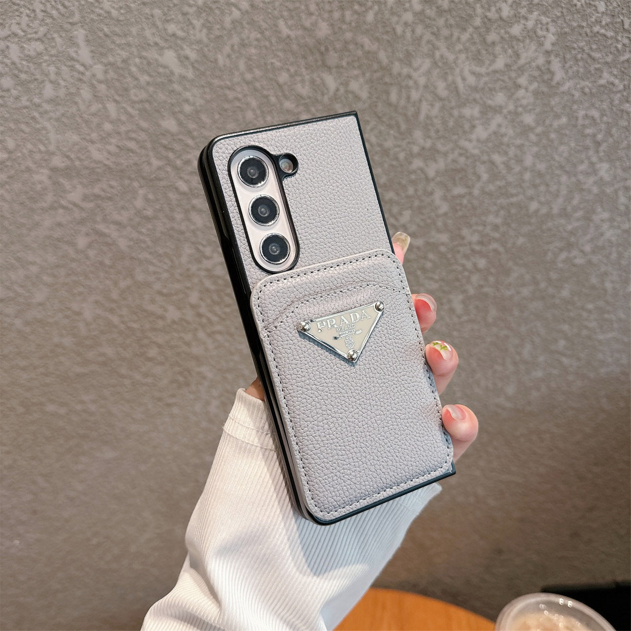 Luxury Litchi Magnetic Leather Fold Case