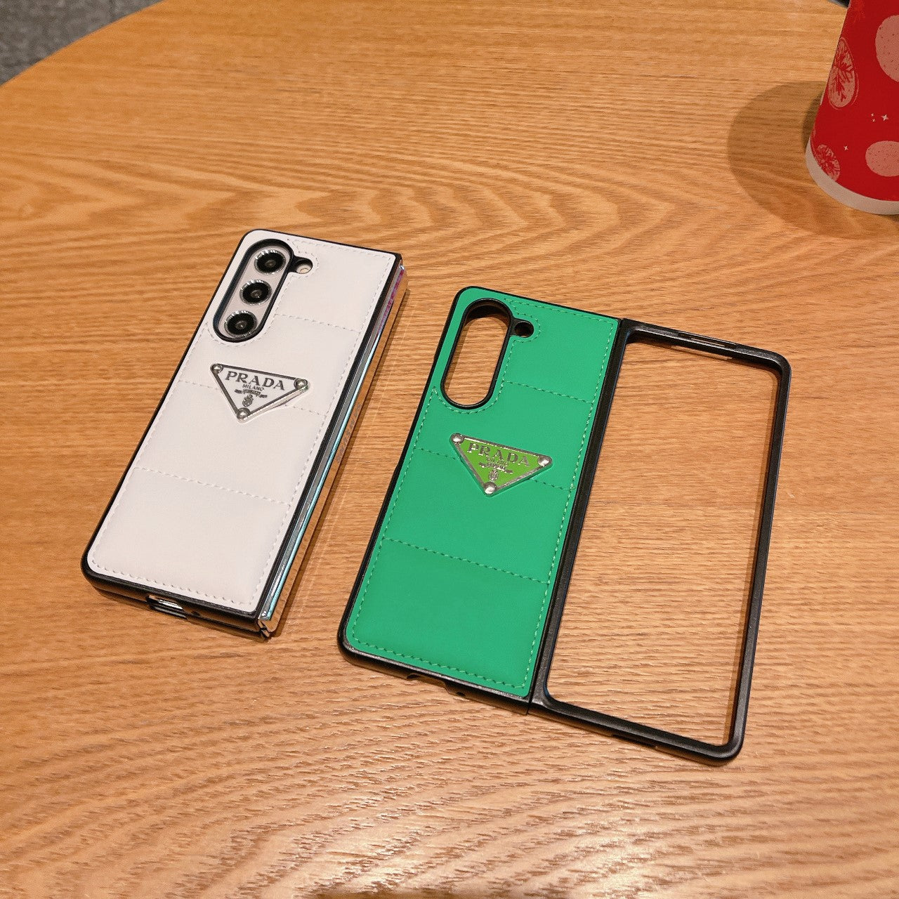 Triangle Logo Air Cushion Fold Case