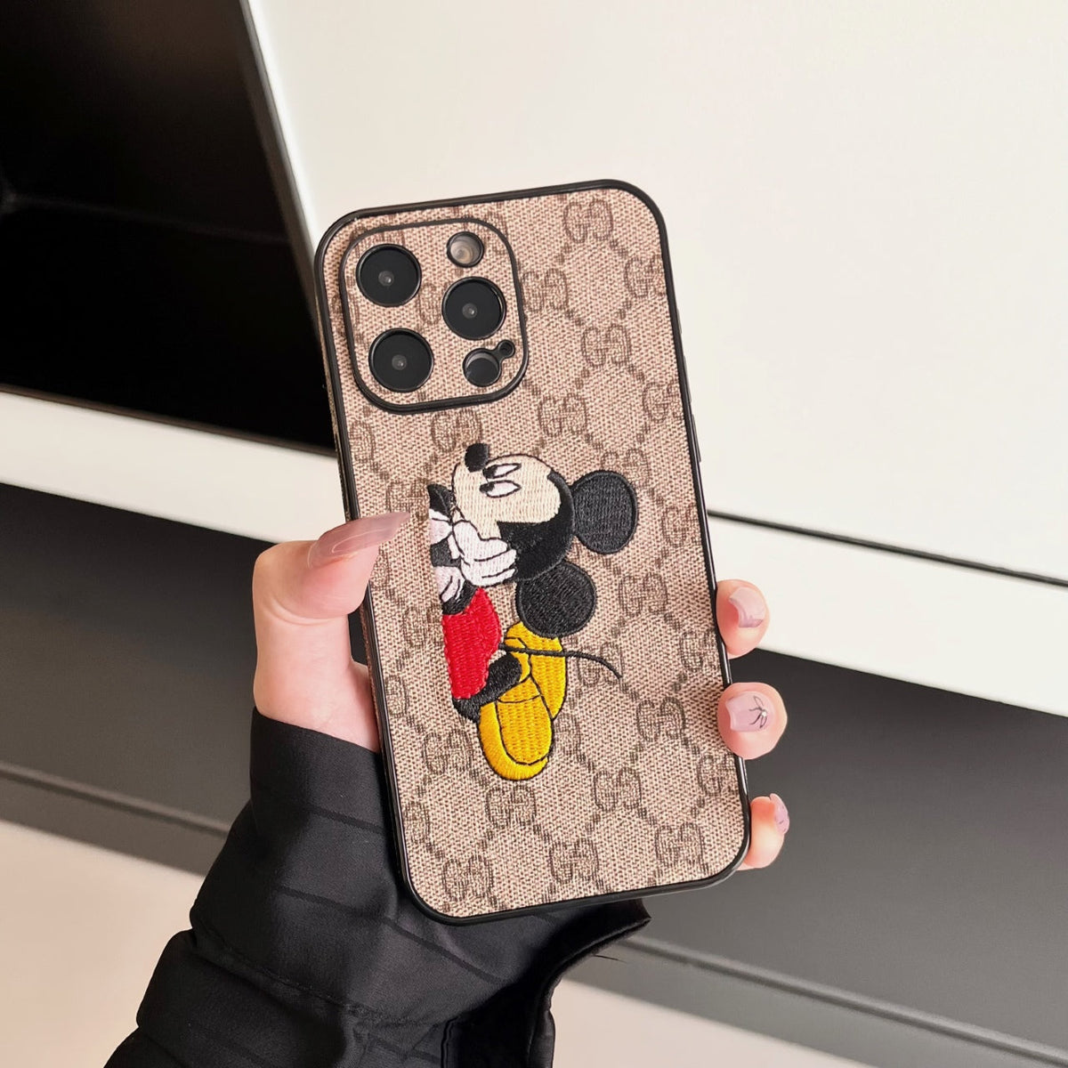 Vintage Embroidery Pattern Case