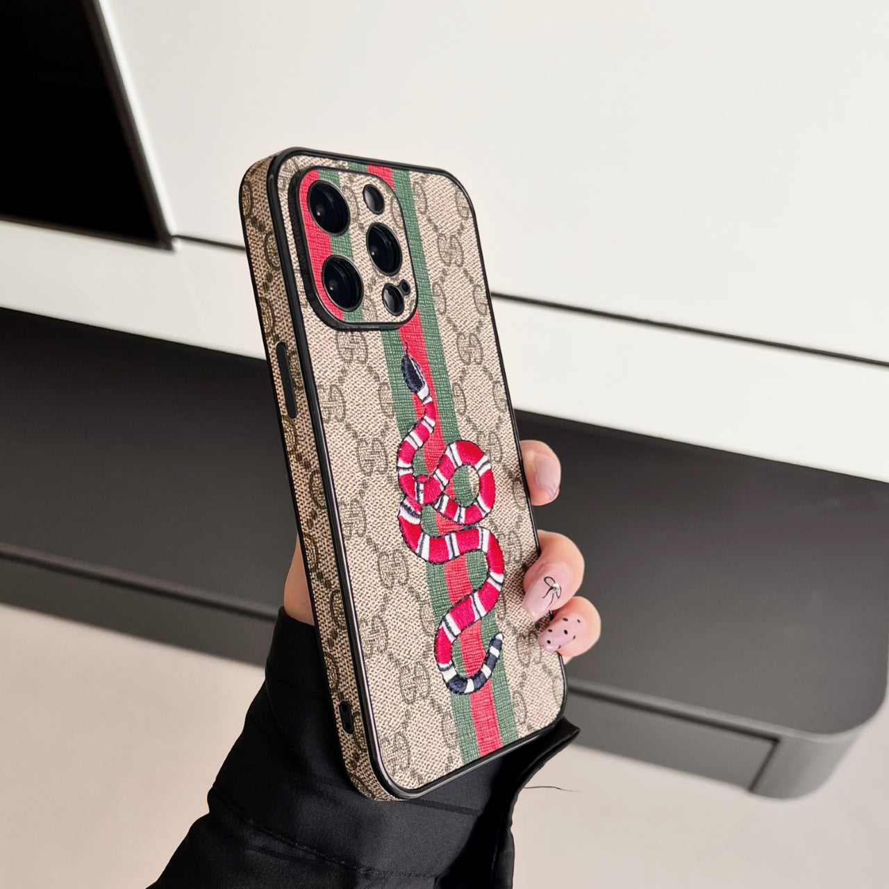 Vintage Embroidery Pattern Case